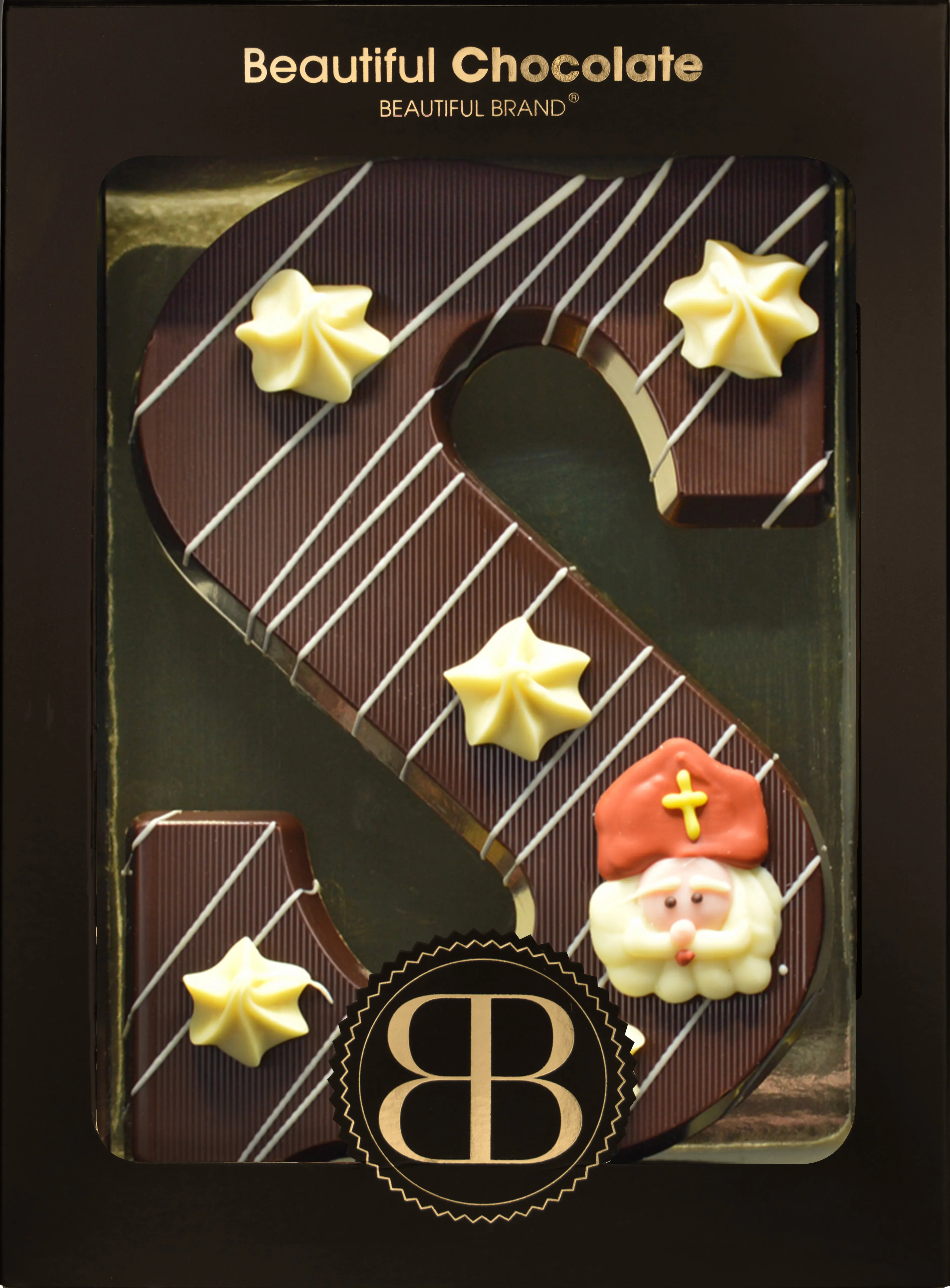Beautiful Chocolate Luxe Letter Puur 210gr