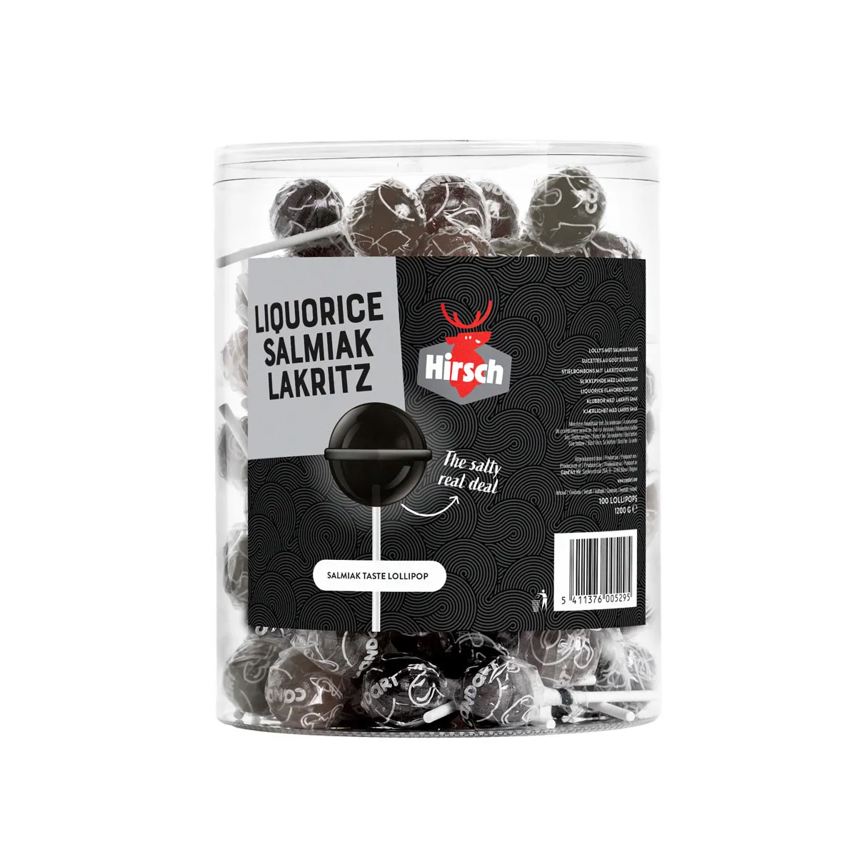 Hirsch Salmiak Lolly silo 12gr