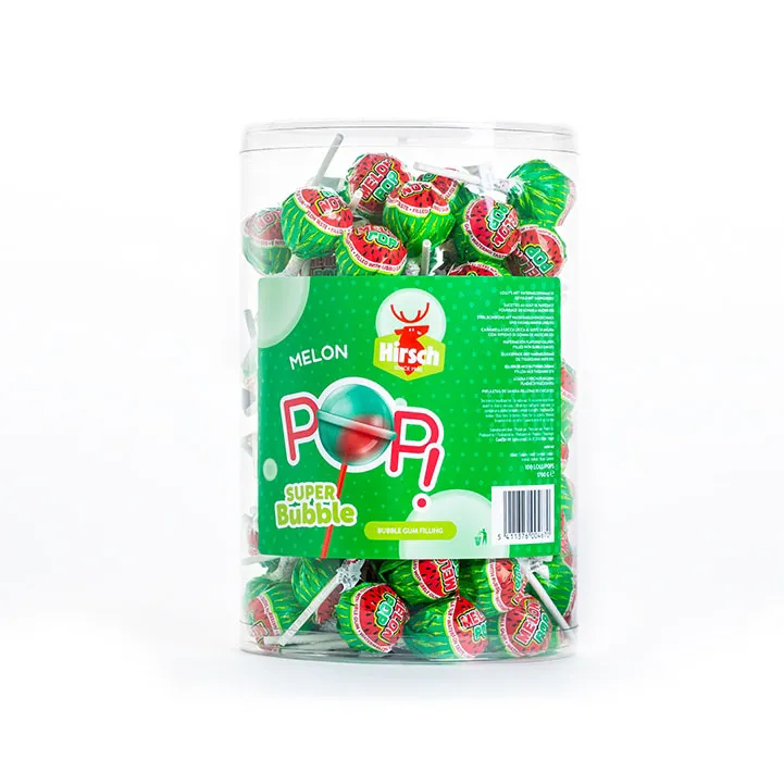 Hirsch Super Bubble Lolly Melon silo 17gr