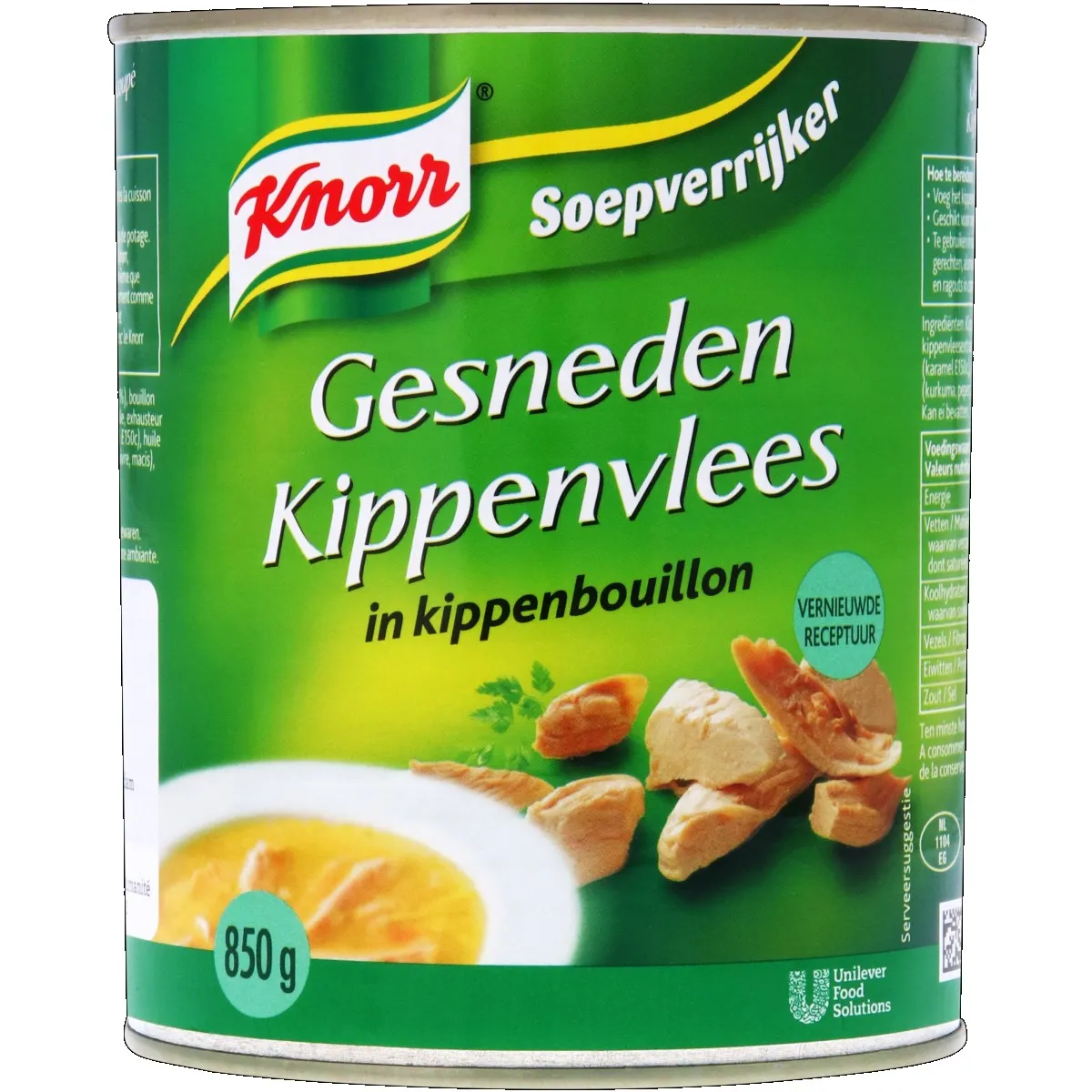 Knorr Gesneden Kippenvlees blik 850gr
