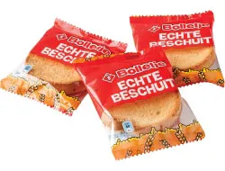 Bolletje Beschuit Naturel per stuk verpakt 10gr