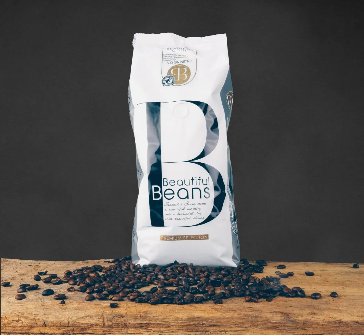 Beautiful Beans White instant zak 500gr