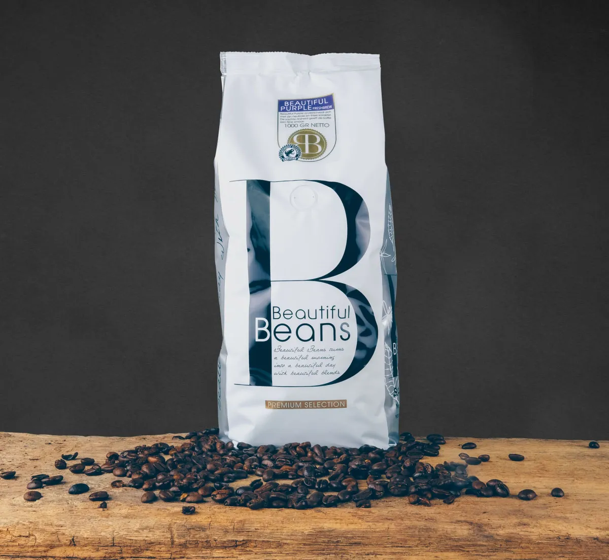 Beautiful Beans Purple Fresh Brew zak 1kg