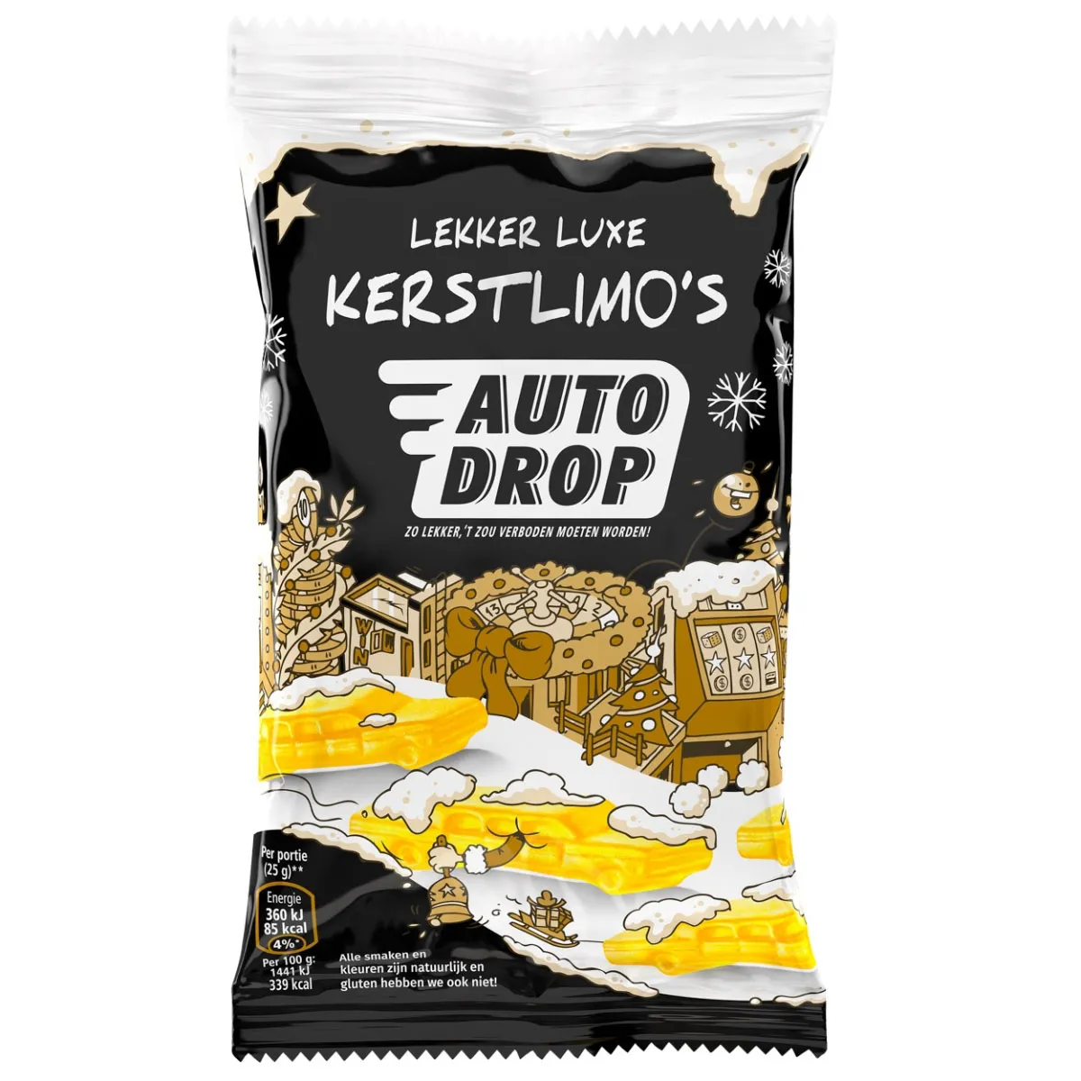 Autodrop Lekker Luxe Kerstlimo's 70gr
