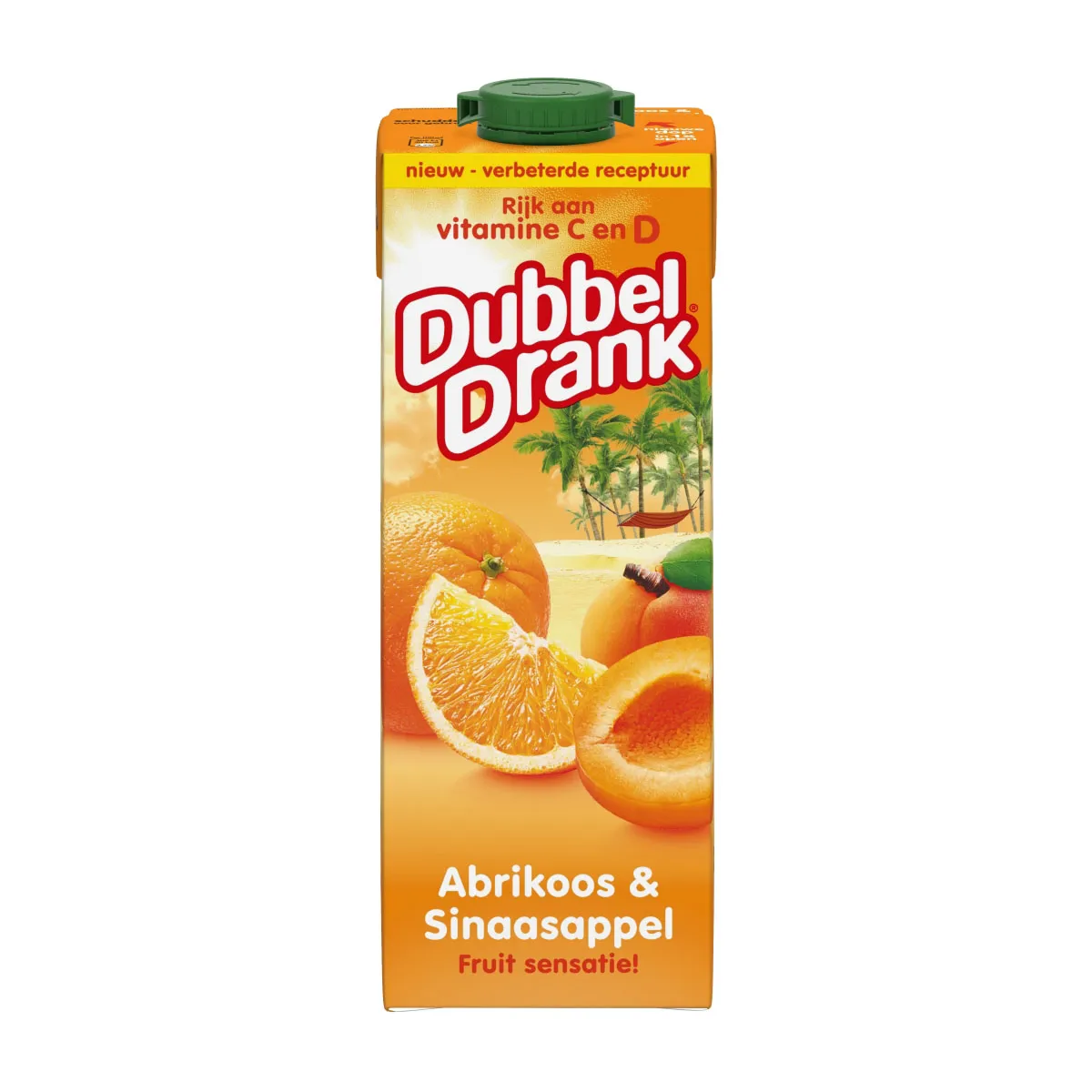 Dubbeldrank Abrikoos Sinaasappel pak 1ltr
