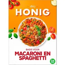 Honig Basis voor Macaroni en Spaghetti 41gr