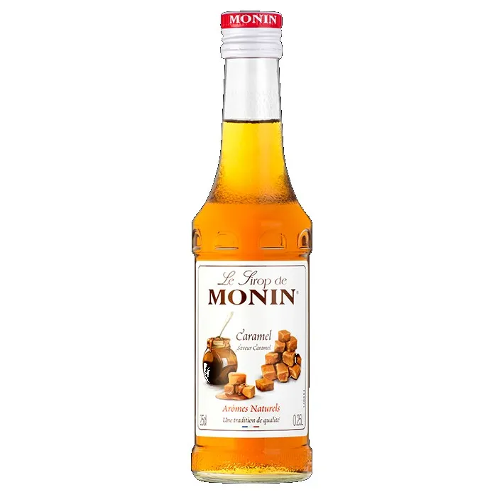 Monin Caramel Siroop fles 25cl
