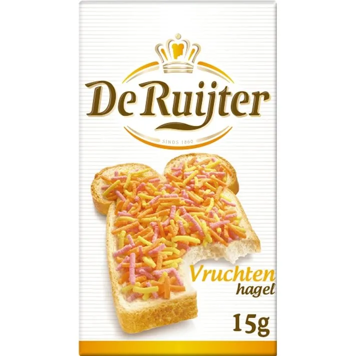 De Ruijter Vruchtenhagel doosje 15gr