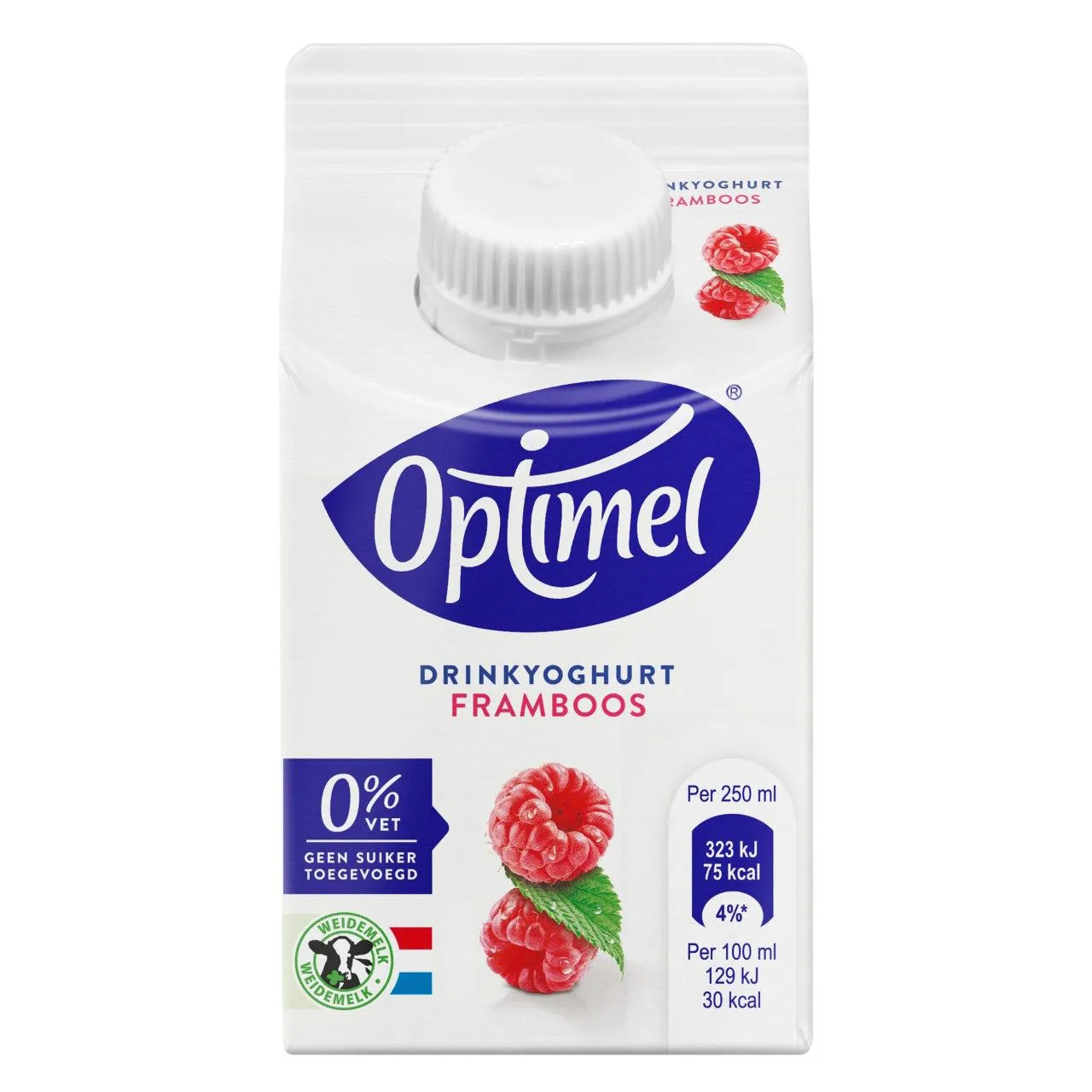 Campina Optimel Framboos pakje 250ml
