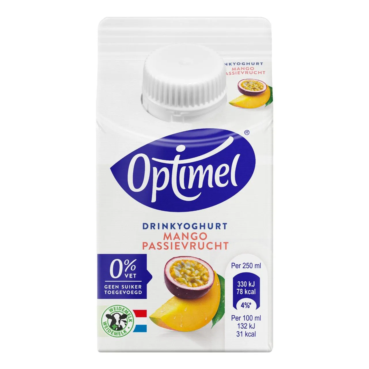 Campina Optimel Mango-Passievrucht pakje 250ml