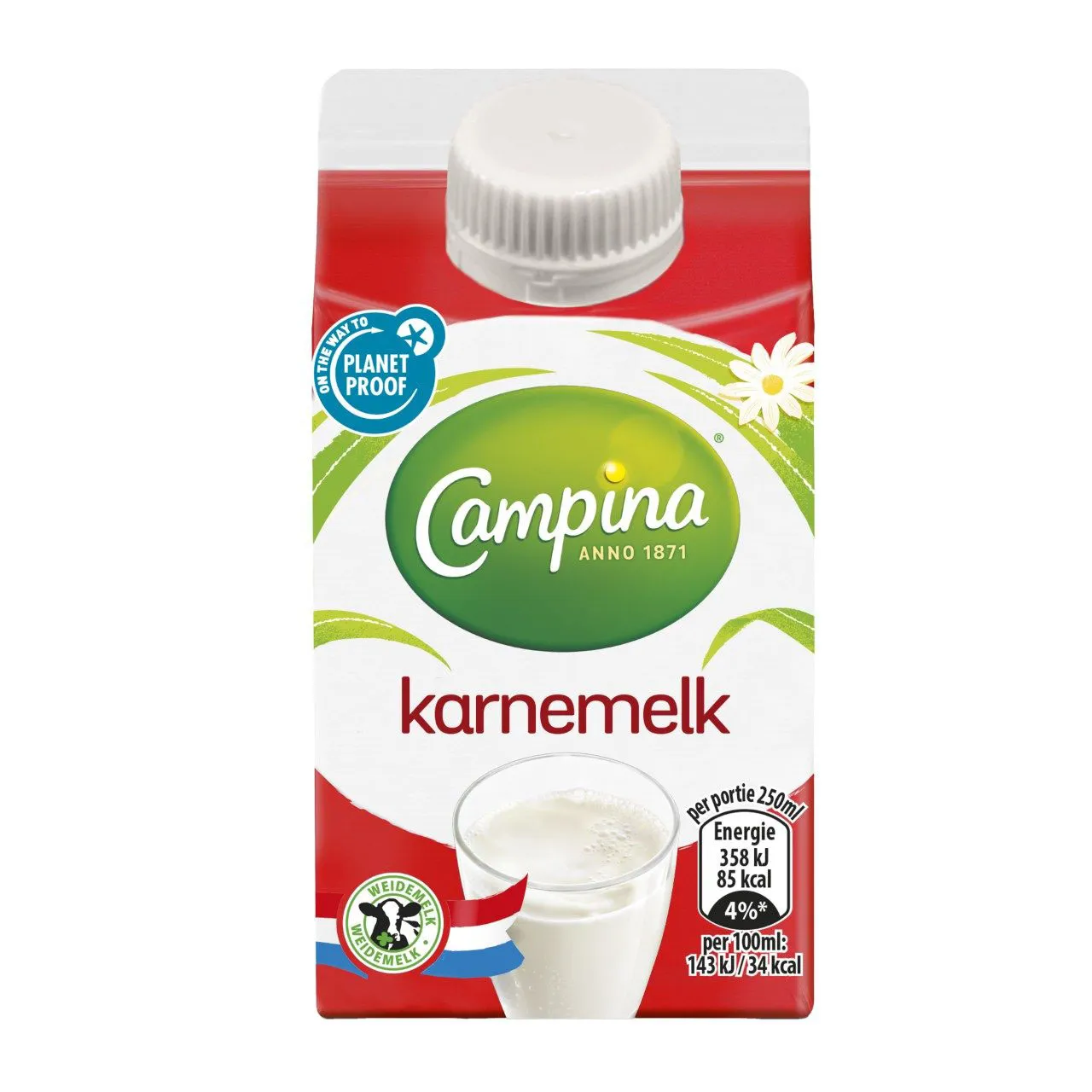 Campina Karnemelk pakje 250ml