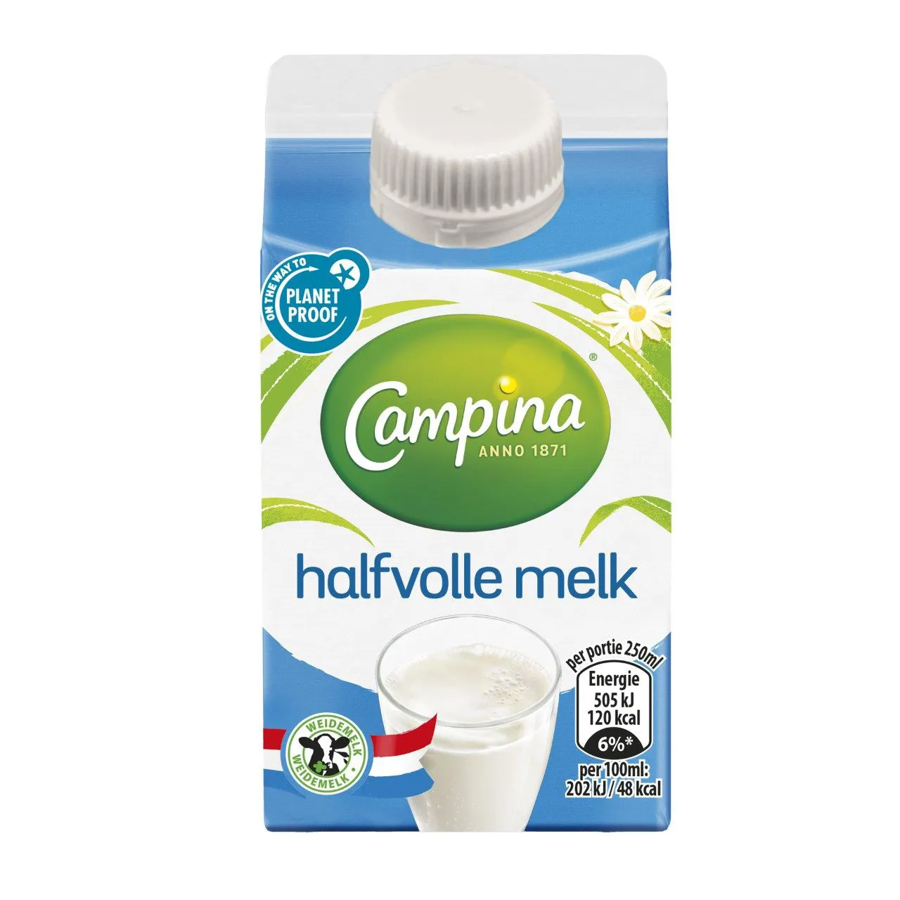 Campina Halfvolle Melk pakje 250ml
